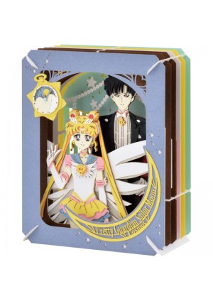 Kit Bricolage Paper Theater Sailor Moon Cosmos Par Ensky - Sailor Moon Et Tuxedo Mask